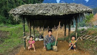 Mysterious kindness  Help two brothers build a bamboo house to protect them from rain and sun [upl. by Keyser]