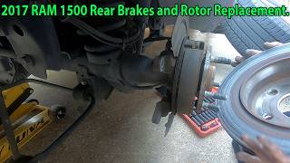 2017 RAM 1500 Rear Brakes and Rotor due to grinding noise [upl. by Stegman]