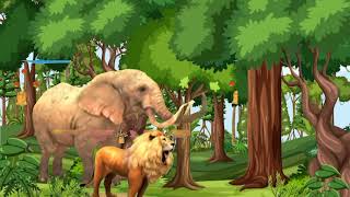 Hathi Sher Bandar ki sacchi mitrata hathi sher bandar ke cartoon [upl. by Ayala]