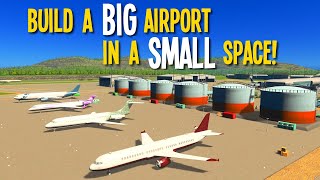 The MOST CHALLENGING Airport Ive EVER Had to Build in Cities Skylines [upl. by Yllod]