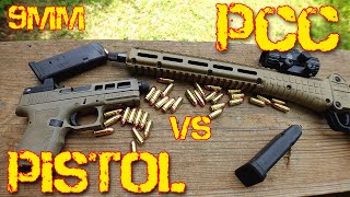 9mm Pistol vs 9mm PCC Pros and Cons [upl. by Anaeco]