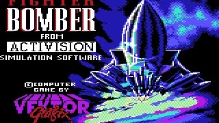 Fighter Bomber Review for the Commodore 64 by John Gage [upl. by Eartnoed814]