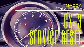 Mazda cx3 Service Light Reset [upl. by Notak]