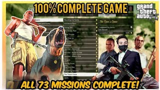 How to Load 100 Complete Save Game GTA 5  All 3 Methods  All Missions Completed  Completed Map [upl. by Willie363]