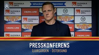 Presskonferens  DIFÖstersund 50 [upl. by Burkhardt]