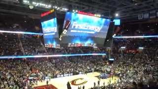 Cleveland Cavaliers 201415 Opening Night Starting Lineup vs Knicks Return of Lebron James [upl. by Au825]