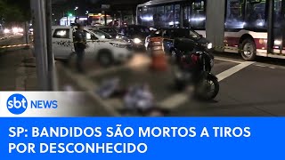 SP Criminosos são mortos a tiros após tentativa de assalto a motociclista  SBTNewsnaTV 031023 [upl. by Clarisse222]