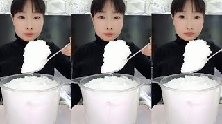 Ran  ONLY BITES ASMR ICE EATING  SOFT ICE  FREEZER FROST ICE  FLAVOURED ICE [upl. by Reve324]