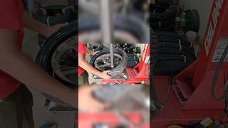 Change your Bike tyre Properly motofittips tyre shorts biketyre tyrechange motofittips [upl. by Bradeord285]