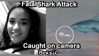 Fatal Shark Attack Caught on Camera 2023 Shark Attack Brazil [upl. by Evania]