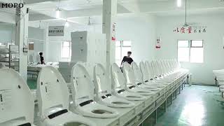 China intelligent toilet factory smart toilet suppliers and manufacturer [upl. by Reni]