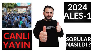 2024 ALES 1 Matematik Soruları Nasıldı  2024 Ales sorularını yorumluyoruz 2024ales1 [upl. by Elwin]