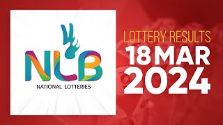 NLB Live Lottery Draw 20240318  0930 PM [upl. by Yntruoc]