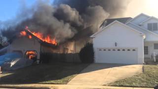 House fire Warrenton va January 19 2016 [upl. by Aibara]