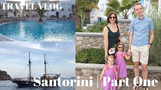 SANTORINI WITH KIDS ☀️ Aegean Plaza Kamari amp Sunset Cruise 🏝️⛵️ [upl. by Yelram]