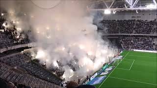 Hammarby Ultras Tifo vs Djurgården [upl. by Spanjian]