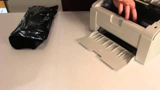 How to replace Samsung Toner Cartridge MLTD101S from Printer ML2165W [upl. by Ailecec764]