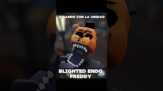 Jugando con la unidad Blighted endo freddy Buffeo OP fnaftd roblox [upl. by Yelrihs]