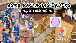 Asmr Packaging Orders Compilation NO TALKING🤍6  Smallbusinesstiktoks packagingordersasmr [upl. by Darcey]