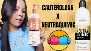 COMPARAÇÃO CAUTER GLOSS x NEUTRAQUIMIC BORABELLA [upl. by Brasca]