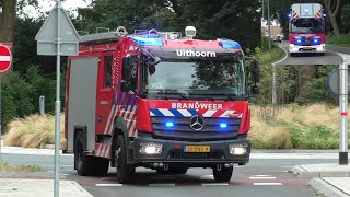 UTH1 Brandweer Uithoorn 135331Brandweer Mijdrecht  091352  met spoed in Uithoorn [upl. by Idissac]