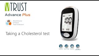 Advance Plus Strips Total Cholesterol Test Operational Tutorial [upl. by Cordalia694]