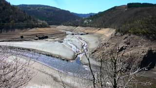 Vidange du barrage de Sarrans [upl. by Enirual]