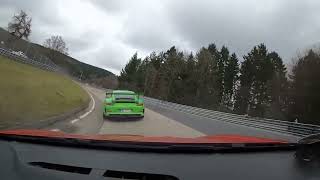 Nürburgring Nordschleife  Alpine A110 vs Porsche 991 GT3 RS  Funlap  Season Opening 2024 [upl. by Atirahc]