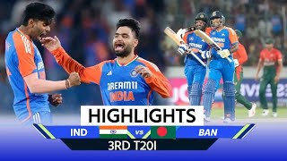 IND vs BAN 3rd T20I Highlights Today Match Highlights  SanjuSurya Highlights  Hyderabad Match [upl. by Rivera]