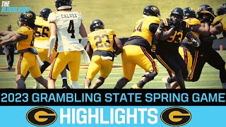 2023 Grambling State Spring Game Highlights  The Bluebloods [upl. by Ahsyia182]