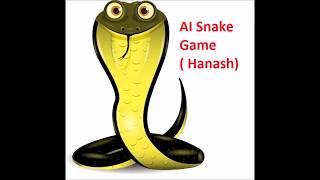 AI snake game Hanash  with source code in c AI algorithm implemented [upl. by Nylkoorb]