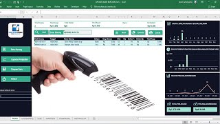 FULL TUTORIAL APLIKASI KASIR SEDERHANA DENGAN BARCODE SCANER [upl. by Asilim]