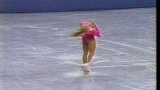 Tonya Harding  1992 Albertville Olympics Exhibition [upl. by Turnheim246]