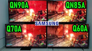 Samsung QN90A vs QN85A vs Q70A vs Q60A  Neo QLED vs QLED ¿Cuál te conviene más [upl. by Fayola]