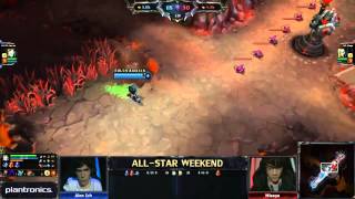 AllStar Mid Lane 1v1 tournament  Alex Ich AP Tristana vs Misaya AD Orianna  Semi Finals [upl. by Dymphia]