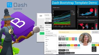 Dashboards with Dash Bootstrap Templates [upl. by Keane]