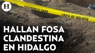 Identifican a 6 cuerpos hallados en fosa clandestina en Hidalgo [upl. by Anica110]