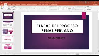 Etapas del proceso penal peruano [upl. by Retlaw]