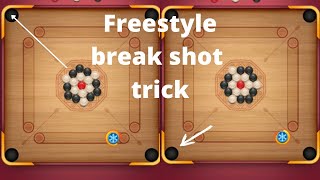 best trick for Singapore Istanbul break shot freestyle carrom pool sarfaraz gaming carrompool [upl. by Milburt]