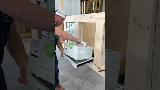 Getting the tool bench organized with the ​⁠festoolcanada SYSAZ pull out drawers woodworking [upl. by Welby592]