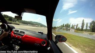 Abarth 500 Driving on Track [upl. by Watanabe]