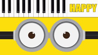 HAPPY  PHARRELL  Klavier lernen  Keyboard lernen [upl. by Thapa]