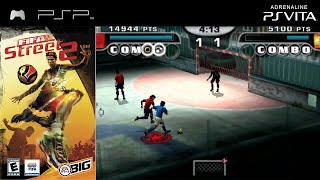 FIFA Street 2 PSP  Gameplay on Adrenaline PS Vita No Commentary [upl. by Yleen240]