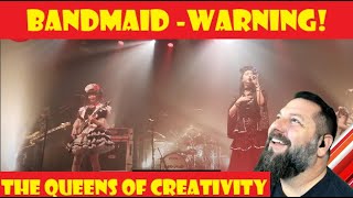 REACTION to BANDMAID  Warning LIVE PERFORMANCE [upl. by Yregram]