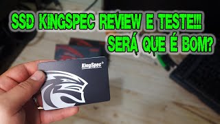 SSD KINGSPEC REVIEW E TESTE SATA II e SATA III [upl. by Ebonee416]