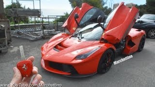 LaFerrari vs Ferrari Enzo Onboard  Engine Sound Comparison [upl. by Seibold]