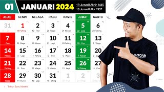 Kalender Tahun 2024 Lengkap dengan Libur Nasional [upl. by Hpotsirhc524]