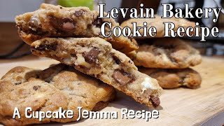 How to Make Levain Bakery Cookies at Home  Chocolate And Macadamia Nuts [upl. by Dilan]