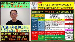 70歳から年金10万円で生活する為に！未来予想家計簿と､脱賃貸→中古マンション購入計画！ [upl. by Verla]