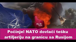 Počinje NATO dovlači tešku artiljeriju na granicu sa Rusijom [upl. by Steffen843]